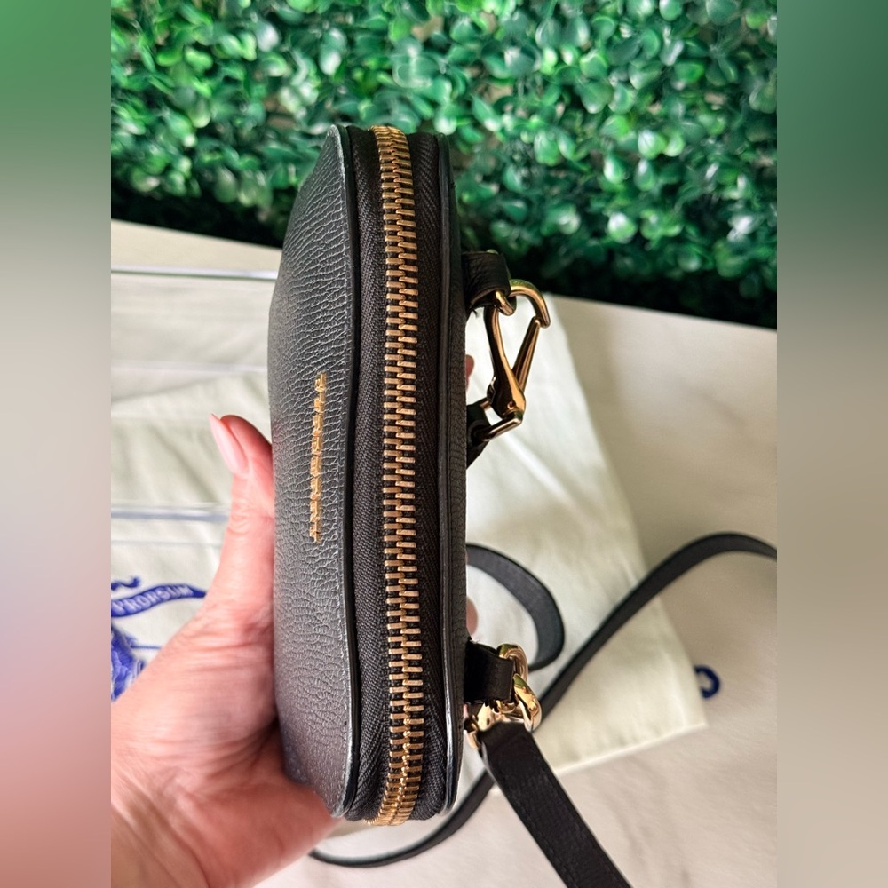 Burberry Black Leather Mini Crossbody Bag with COA - Picture 6 of 10